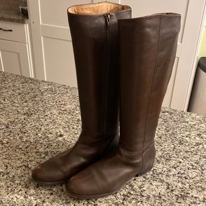 Corso como brown leather riding boots size 6